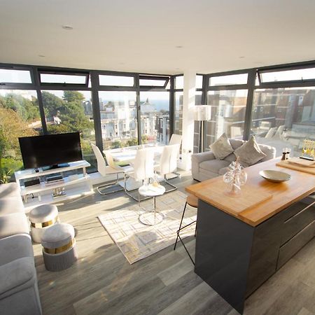 * Panoramic Penthouse With Sea & City Views Bournemouth Kültér fotó